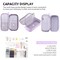 Durable Pen Pencil Case Big Storage Pen Pouch Bag for School Supplies Office College Teen Girls Adults, Purple